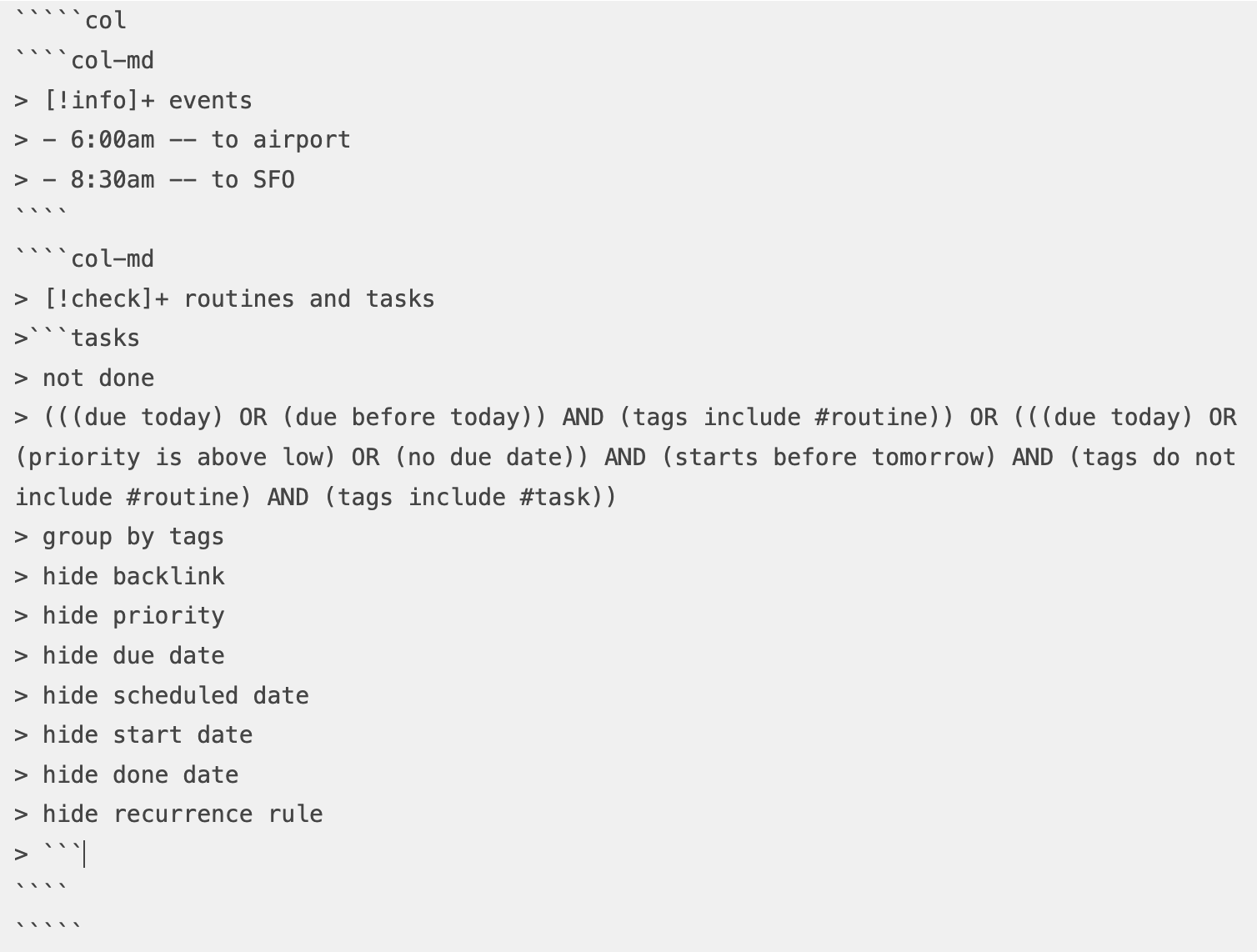 An ugly mess of code that I cannot get to render in markdown