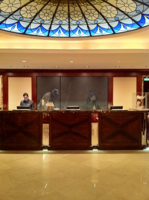 Hotel lobby painting