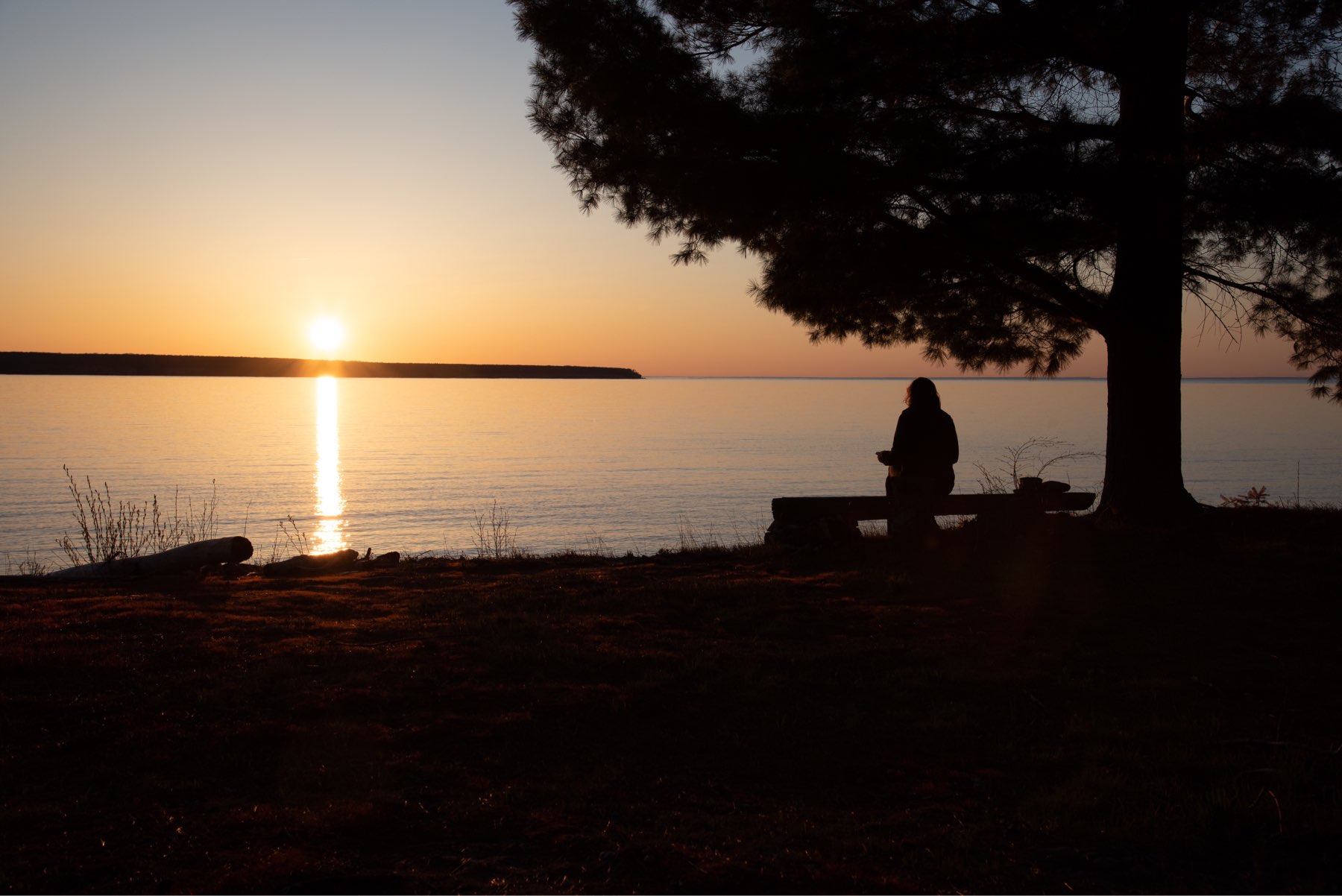 Sunset over Lake Superior