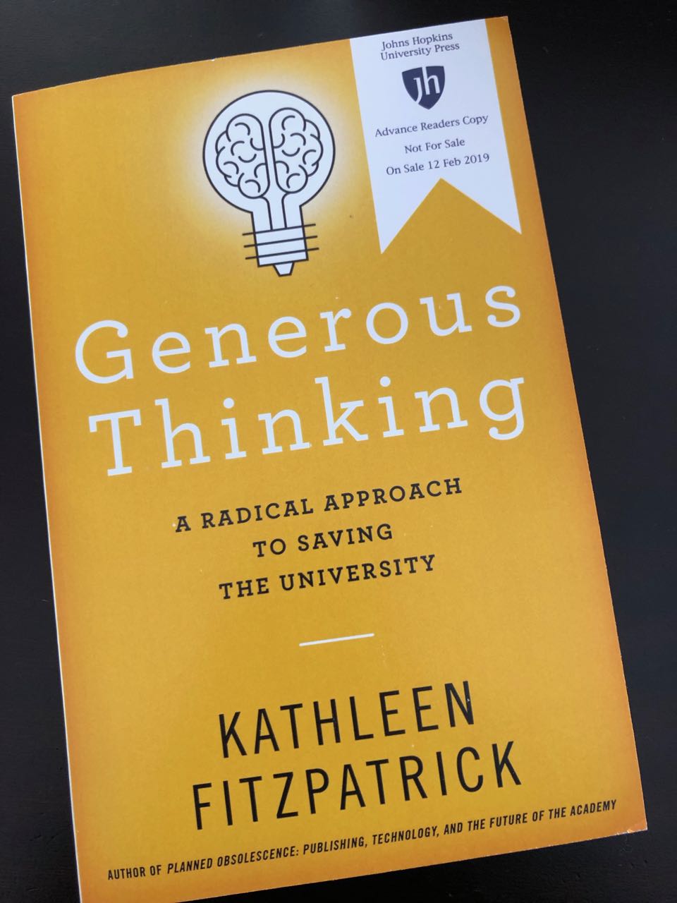 ARC of Generous Thinking
