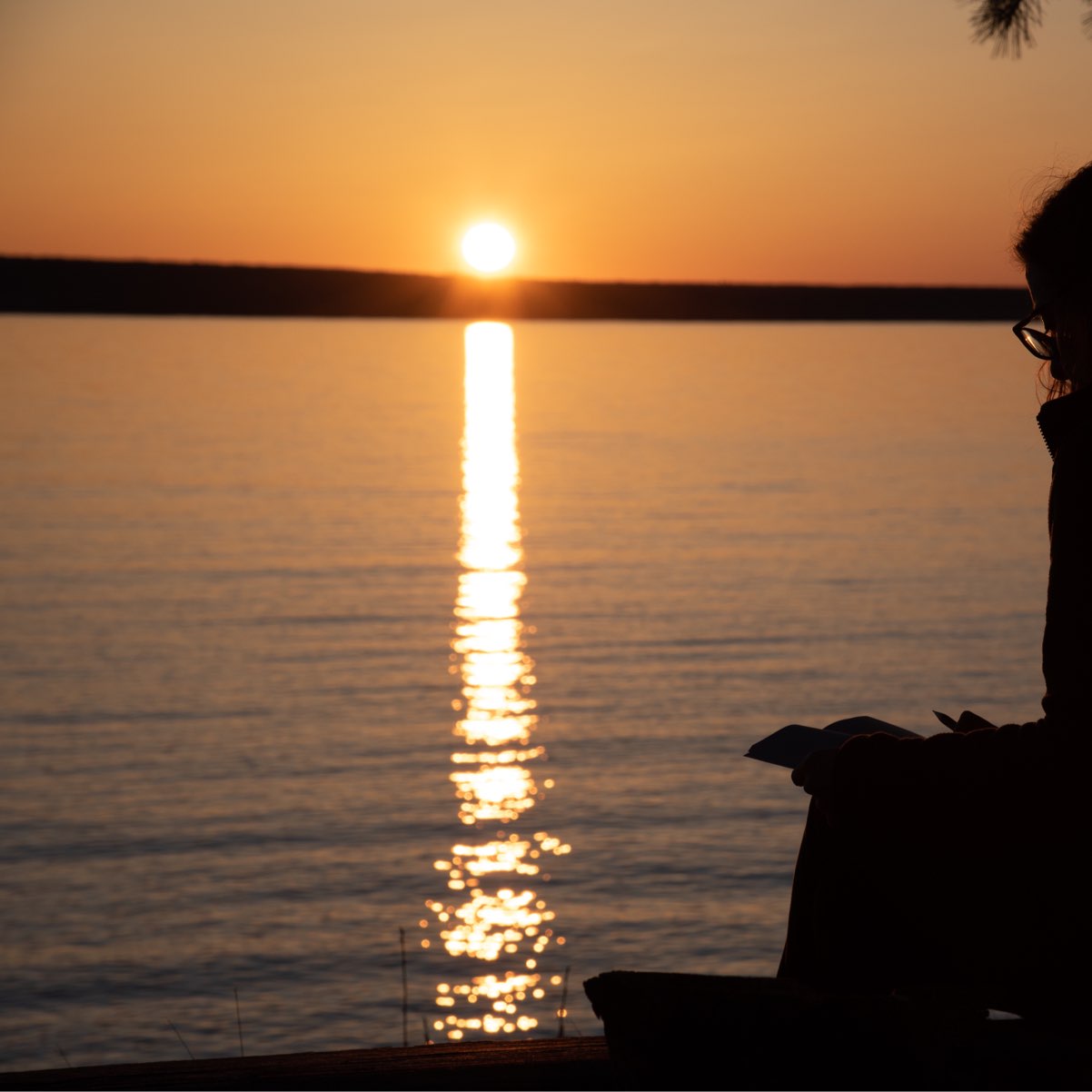 Sunset off the Upper Peninsula
