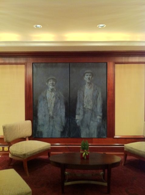 Hotel lobby painting