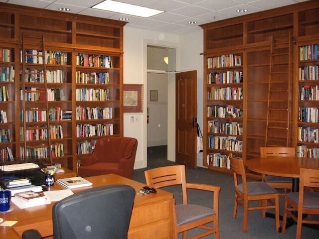 photo of a gloriously large academic office