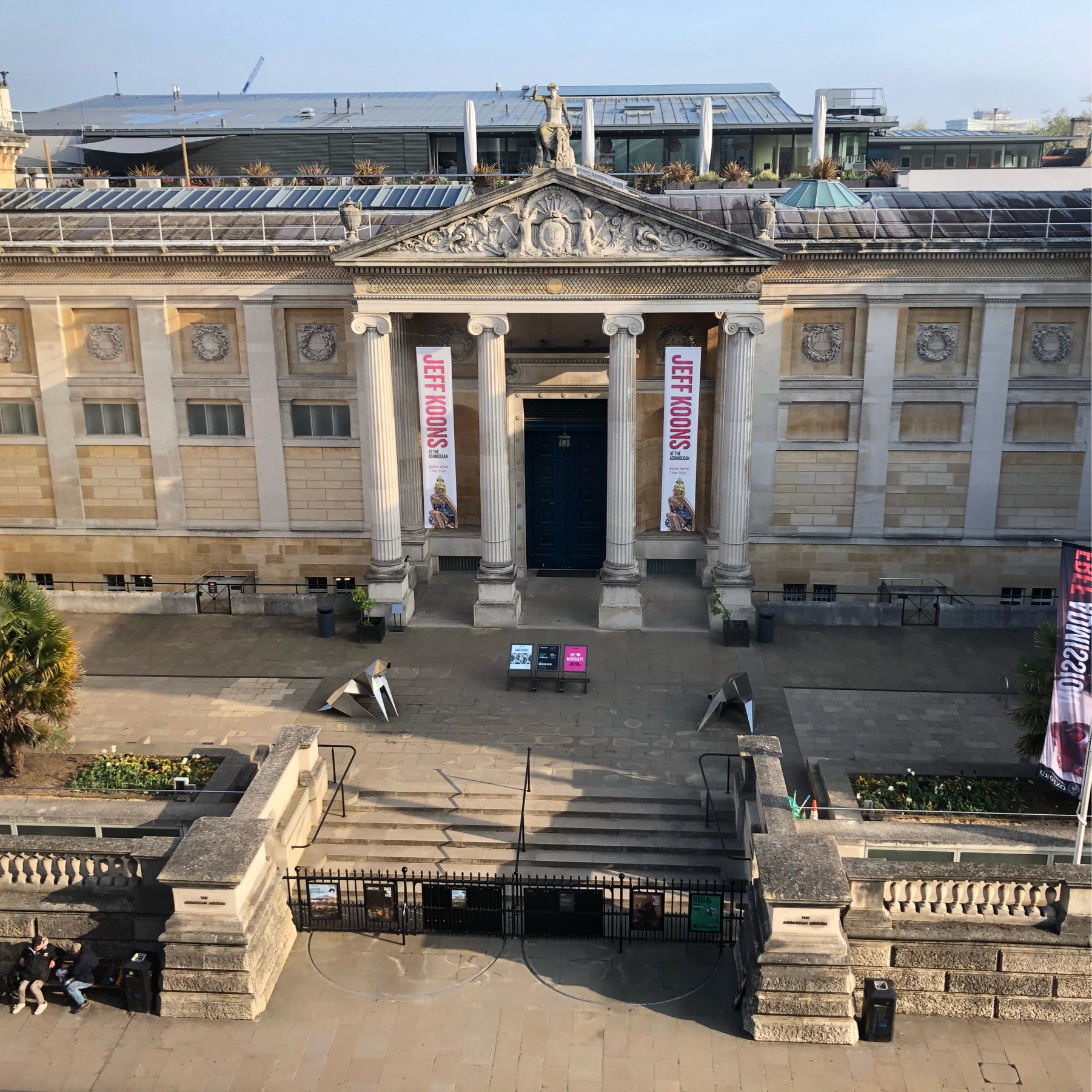 The view from my hotel room in Oxford