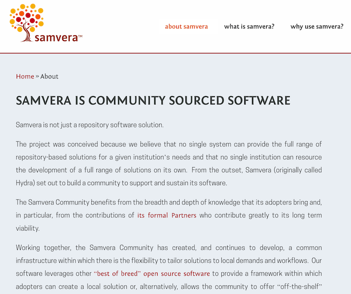 Samvera community
