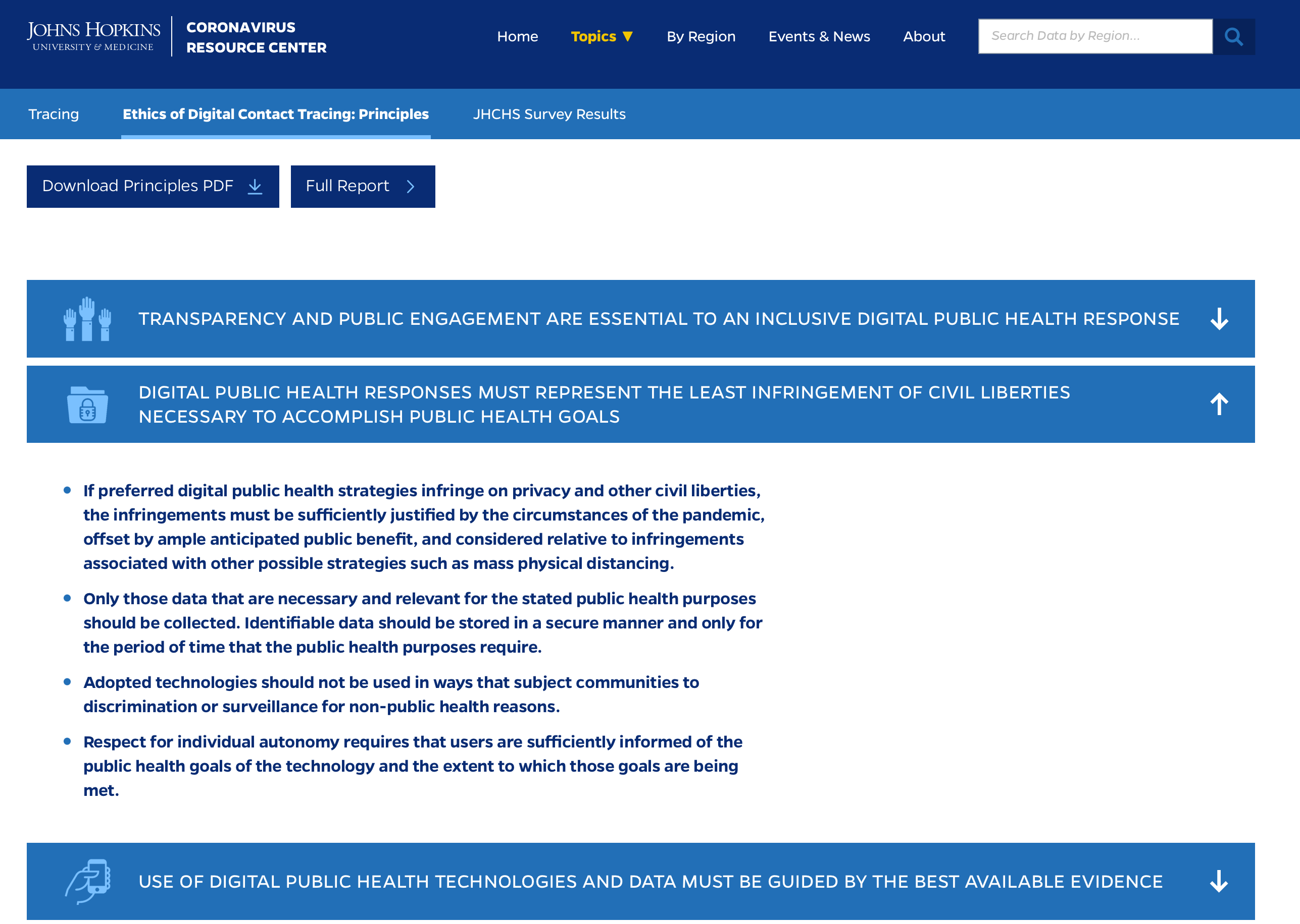 JHU Coronavirus Resource Center