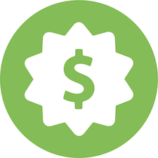 Dollar sign icon